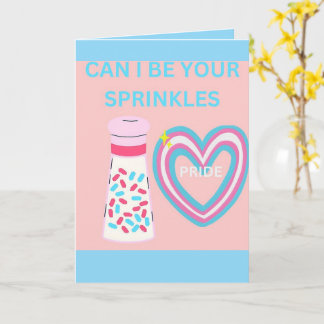 Can i be your sprinkles kaart