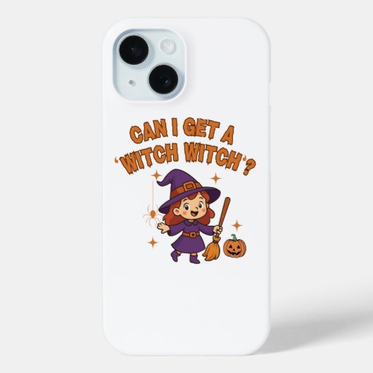 Can I Get a ‘Witch Witch’? Halloween Phone Case (Achterkant)