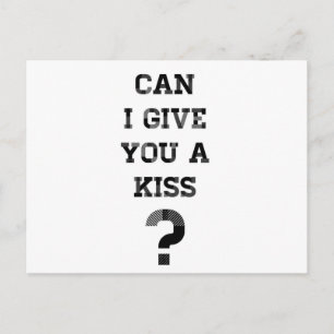 Can I Give You A Kiss? Briefkaart