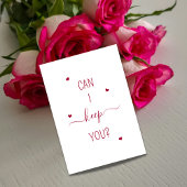 Can I Keep You Cute Romantic Proposal Bouquet Card