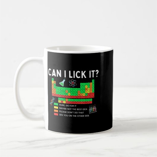 Can I Lick It Periodic Table Chart Science Teacher Koffiemok (Links)