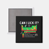 Can I Lick It Periodic Table Chart Science Teacher Magneet (Voorkant / Achterkant)