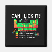 Can I Lick It Periodic Table Chart Science Teacher Magneet (Voorkant)