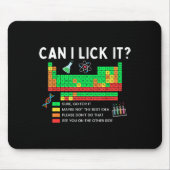 Can I Lick It Periodic Table Chart Science Teacher Muismat (Voorkant)