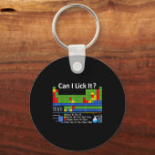 Can I Lick It Periodic Table Chart Science Teacher Sleutelhanger (Voorkant)