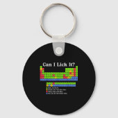 Can I Lick It Periodic Table Chart Science Teacher Sleutelhanger (Voorkant)