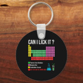 Can I Lick It Periodic Table Chart Science Teacher Sleutelhanger (Voorkant)
