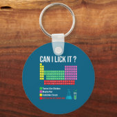 Can I Lick It Periodic Table Chart Science Teacher Sleutelhanger (Voorkant)