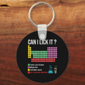 Can I Lick It Periodic Table Chart Science Teacher Sleutelhanger (Voorkant)