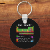Can I Lick It Periodic Table Chart Science Teacher Sleutelhanger (Voorkant)