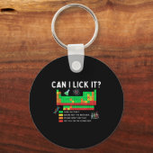 Can I Lick It Periodic Table Chart Science Teacher Sleutelhanger (Voorkant)
