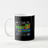 Can I Lick It Periodic Table Funny Science Teacher Koffiemok (Links)