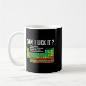Can I Lick It Periodic Table Funny Science Teacher Koffiemok (Links)