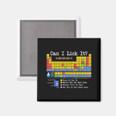 Can I Lick It Periodic Table Funny Science Teacher Magneet (Voorkant / Achterkant)