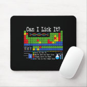 Can I Lick It Periodic Table Funny Science Teacher Muismat (Met muis)