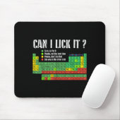 Can I Lick It Periodic Table Funny Science Teacher Muismat (Met muis)