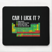 Can I Lick It Periodic Table Funny Science Teacher Muismat (Voorkant)