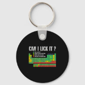 Can I Lick It Periodic Table Funny Science Teacher Sleutelhanger (Voorkant)