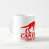 Can I Pet That Cat Demodog Stranger Meme Funny cat Koffiemok (Voorkant links)