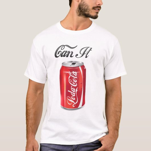 "Can it"-shirt T-shirt (Voorkant)
