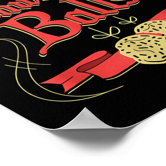 Can Resist My Schweddy Ball Candy Ugly Xmas Appare Poster (Hoek)