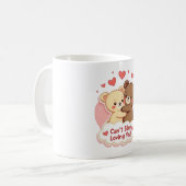 Can’t Stop Loving You Cute Valentine Mug Koffiemok (Voorkant links)