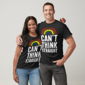 Can t Think Straight Bohemian Rainbow Gay Pride Mi T-shirt (Unisex)