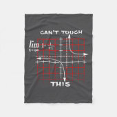 Can T Touch This Equation Math Funny Gift Fleece Deken (Voorkant)
