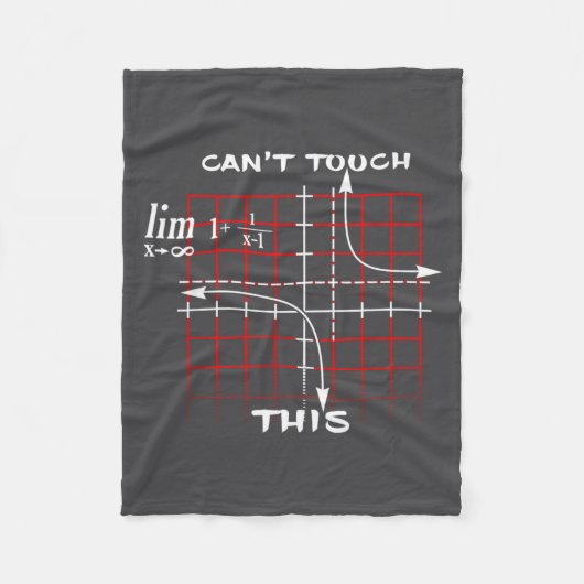 Can T Touch This Equation Math Funny Gift Fleece Deken (Voorkant)