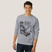 Can’t Work Today – Fishing Cast Sweatshirt (Voorkant volledig)