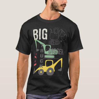 Can You Dig It Construction Truck Boy Man Dad Birt T-shirt