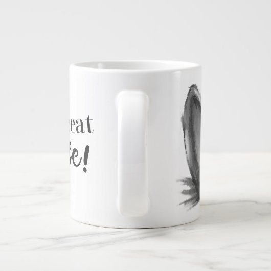 Can you hear? grote koffiekop (Achterkant)