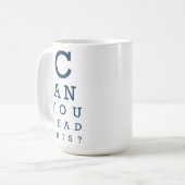 Can you read this? koffiemok (Voorkant links)