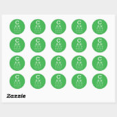 Can you read this? ronde sticker (Vel)