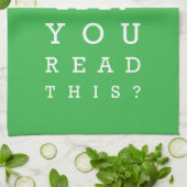 Can you read this? theedoek (Gevouwen)
