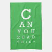 Can you read this? theedoek (Verticaal)