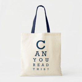 Can you read this? tote bag