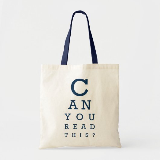Can you read this? tote bag (Voorkant)