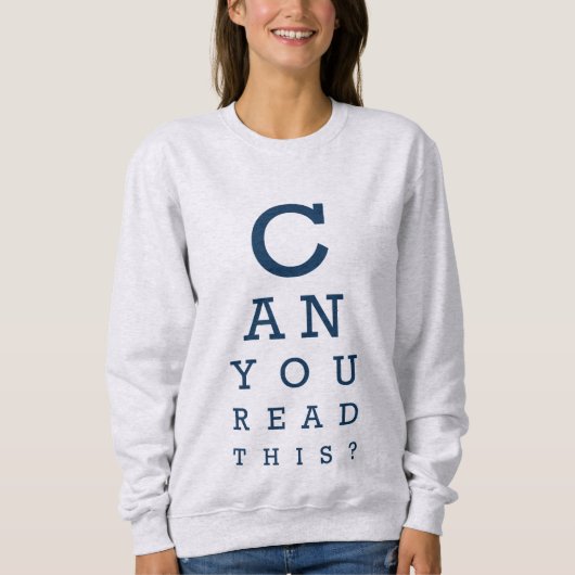 Can you read this? trui (Voorkant)