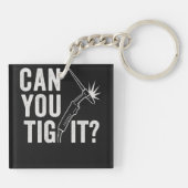Can you TIG it? Acrylic keychain (Achterkant)