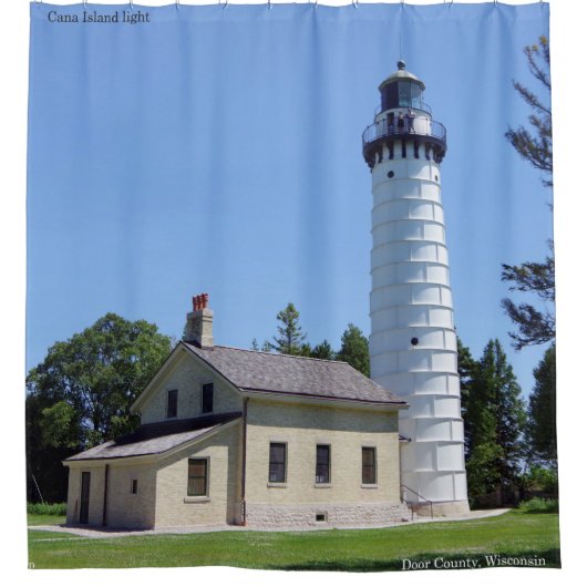 Cana Island Lichte douchegordijn (Voorkant)