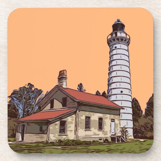 CANA ISLAND LIGHT BIER ONDERZETTER (Voorkant)