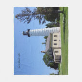 Cana Island Light blanket Fleece Deken (Voorkant)