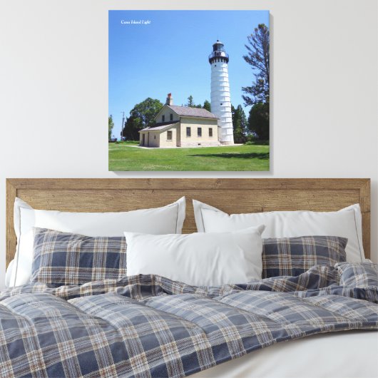 Cana Island Light canvas (Insitu (Slaapkamer))