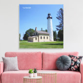Cana Island Light canvas Afdruk (Insitu (Woonkamer))