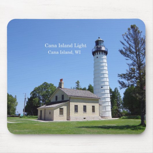 Cana Island Light Mousepad Muismat (Voorkant)