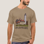 CANA ISLAND LIGHT T-SHIRT (Voorkant)