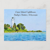Cana Island Lighthouse, Bailey's Harbour, WI Briefkaart (Voorkant)