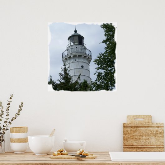 Cana Island Lighthouse Poster (Keuken)