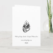 Cana Island Vuurtoren Blank Wenskaart Kaart (Achterkant)